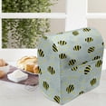 thumbnail image 3 of Queen Bee Stand Mixer Cover, Repeating Hand Drawn Flying Bees and Flowers, Kitchen Appliance Organizer Bag Cover with Pockets, 5 Quarts, Pale Blue Yellow, by Ambesonne, 3 of 4