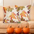 thumbnail image 5 of BotaniNest Thanksgiving Maple Leaf Pumpkin Covers Cozy Decorative Throw For Home Sofa Couch And Perfect Fall, 5 of 5