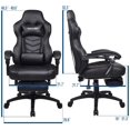 thumbnail image 7 of Elecwish Adjustable & Ergonomic Swivel Gaming Chair, Black, 7 of 7
