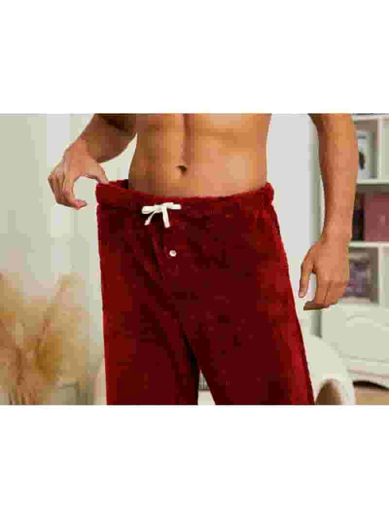 U2SKIIN Mens Plush Warm Pajama Pants, Fluffy Soft Fleece U2SKIIN Mens Plush Warm Pajama Pants, Fluffy Soft Fleece