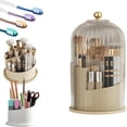 thumbnail image 1 of Concealed Toothbrush Holder Toothbrush Holders for Bathrooms 360 Rotating Waterproof Dustproof Toothpaste Holders with Sliding Lid for Vanity Makeup Brushes Holder Pen Holder Stora,a, 1 of 7