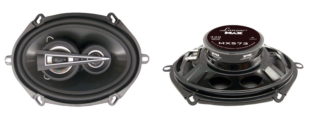 Lanzar MX573 5 x 7 inch 440W 3 Way Triaxial Speakers 