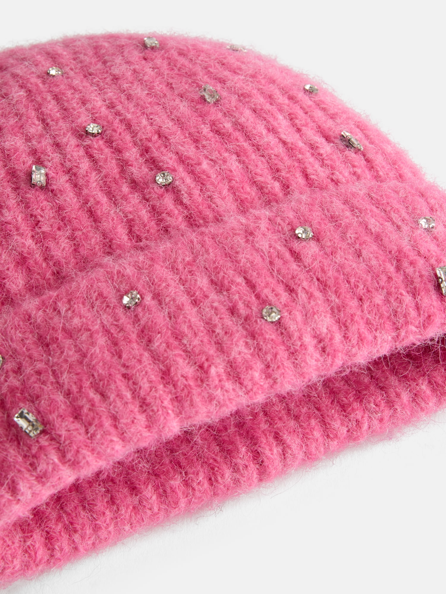 Free Assembly Women's Beanie Glove Set, Pink Cheer