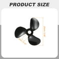thumbnail image 2 of 3Set RC Boat Propeller, 3 Blades CW 3mm Hole Dia 25mm OD, 2 of 7
