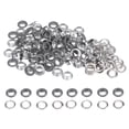 thumbnail image 1 of Juego de 100 Ojales Redondos 8mm Metal con Arandelas para Recortes Ropa Zapatos Unique Bargains Gris, 1 of 7