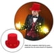 thumbnail image 4 of Sombrero de mago Lincoln Hats Sombrero de mago Accesorio para disfraz de fiesta (rojo), 4 of 5