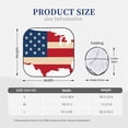 thumbnail image 3 of Bingfone American Flag Map Windshield Sun Shade 2-Piece Foldable Car Front Window Sunshade for Most Sedans SUV Truck - Small, 3 of 7