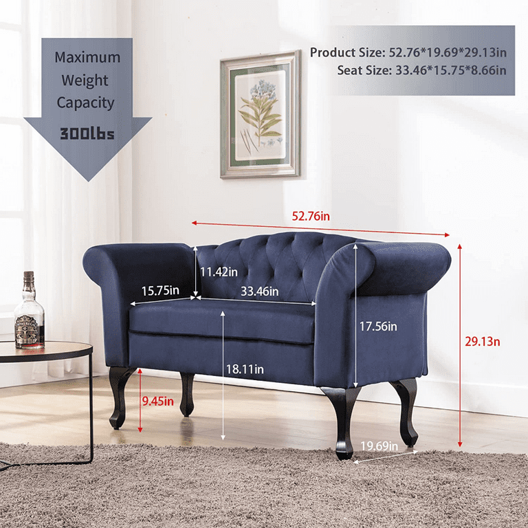 Loveseat Small Sofa Small Mini Room Couch Two Seater Sofafor Small