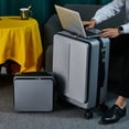 thumbnail image 3 of Nuevo equipaje rodante de 20 "y 24" pulgadas con bolsa para ordenador portátil, maleta de viaje de negocios, maleta con ruedas Universal para hombre, caja de PC, equipaje con ruedas, 3 of 4