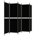 thumbnail image 3 of vidaXL 5-Panel Room Divider Black 250x180 cm Fabric, 3 of 5