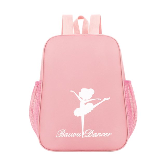 Mochila de ballet con correa, ideal para deportes, gimnasia y para niñas. Perfecta para el fin de semana. Rosa claro