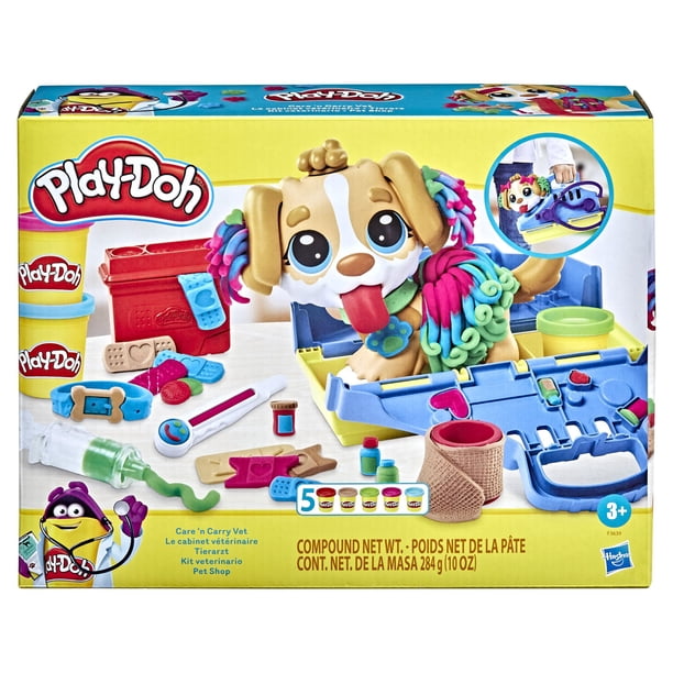 Play-Doh Vet Playset with Dog, Tools, Colors for Preschool