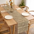 thumbnail image 3 of Table Runner 70 Inches Long for Kitchen Dining, Retro Yellow Dresser Scarf Farmhouse, Dining Table Decorations for Wedding/Parties, Country Farmhouse Abstract Minimalist Texture 13 x 70 In, 3 of 8