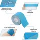 thumbnail image 3 of Muscle Sports Athletic Tape, 5m x 5cm, 3 Rolls (1 x Blue, 1 x Pink, 1 x Black), Waterproof Elastic Athletic Tape for Sports, 3 of 5