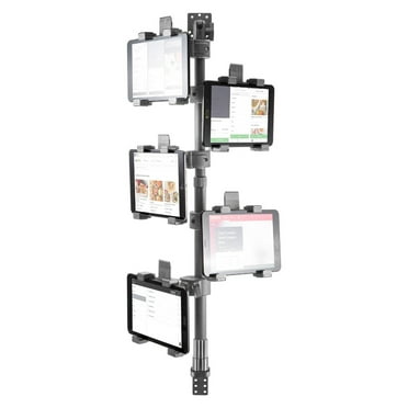 iBOLT TabDock Point of Purchase/POS Wall Mount - with 5 Tablet Holders Perfect for Multiple delivery Applications (DoorDash, Uber eats, Postmates, etc.) Fits 7 to 10 inch Tablets