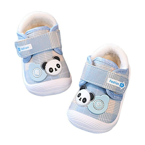 Otqutp 0-24 Months Cute Sneakers Anti-Slip Rubber Texture Sole Casual Shoes Spring Summer Baby Hollowed Out Mesh Function Shoes Boys' Walking Shoes(Blue,0-3 Months)