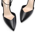 thumbnail image 3 of BURUDANI Pointed Closed Toe Kitten Heels Stiletto Ankle Strap Women's Pumps Shoes for Women Wedding Party Dress Sandals, 3 of 7