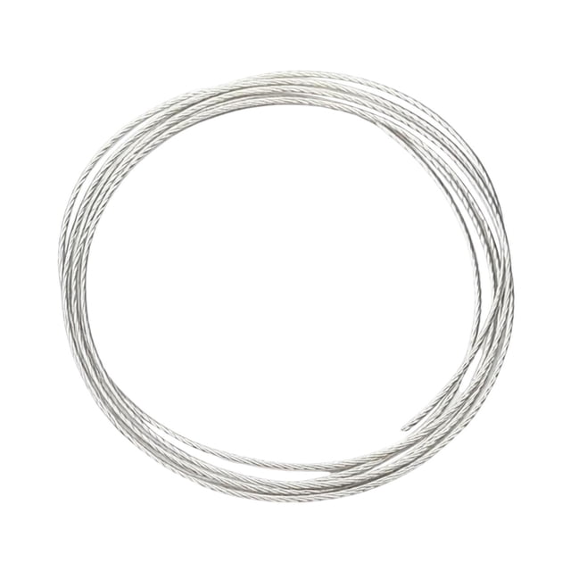 Fiocias Soft Tow Cable Miniature Assembly Model Shapeable Steel Wire Portable DIY Building Tool Metal Flexible Material Durable Suitable for Hobby Model Crafting Home Workshops School 0.8mm