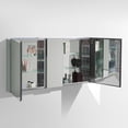 thumbnail image 4 of Fresca 50" Wide x 26" Tall Bathroom Medicine Cabinet with Mirrors, 4 of 8