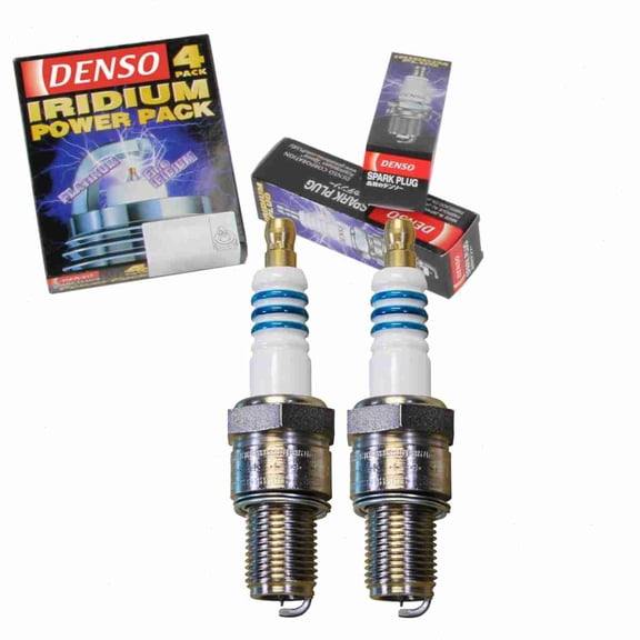 2 pc DENSO 5317 Iridium Power Spark Plugs for IW27 Ignition Wire Secondary
