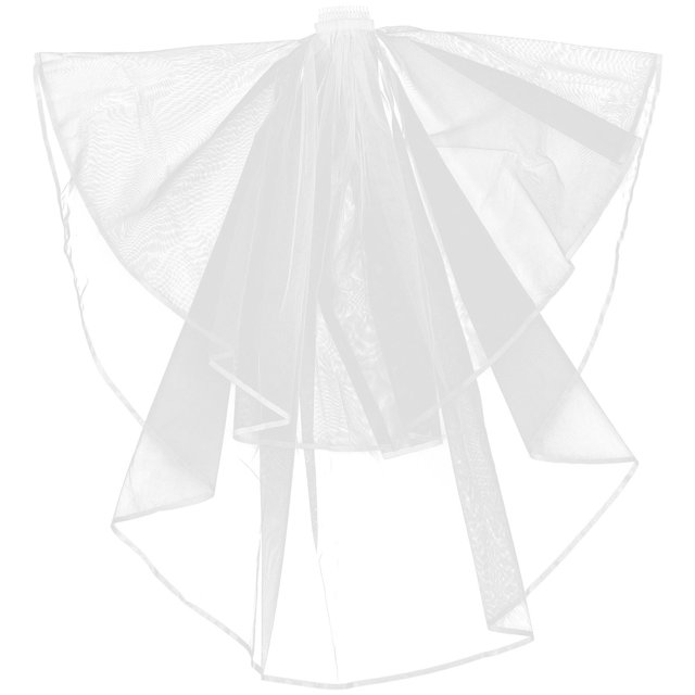 FOLOYORI Velo Corto Para Novia Con Delicado Borde Y Peine Ideal Para Y Eventos Especiales