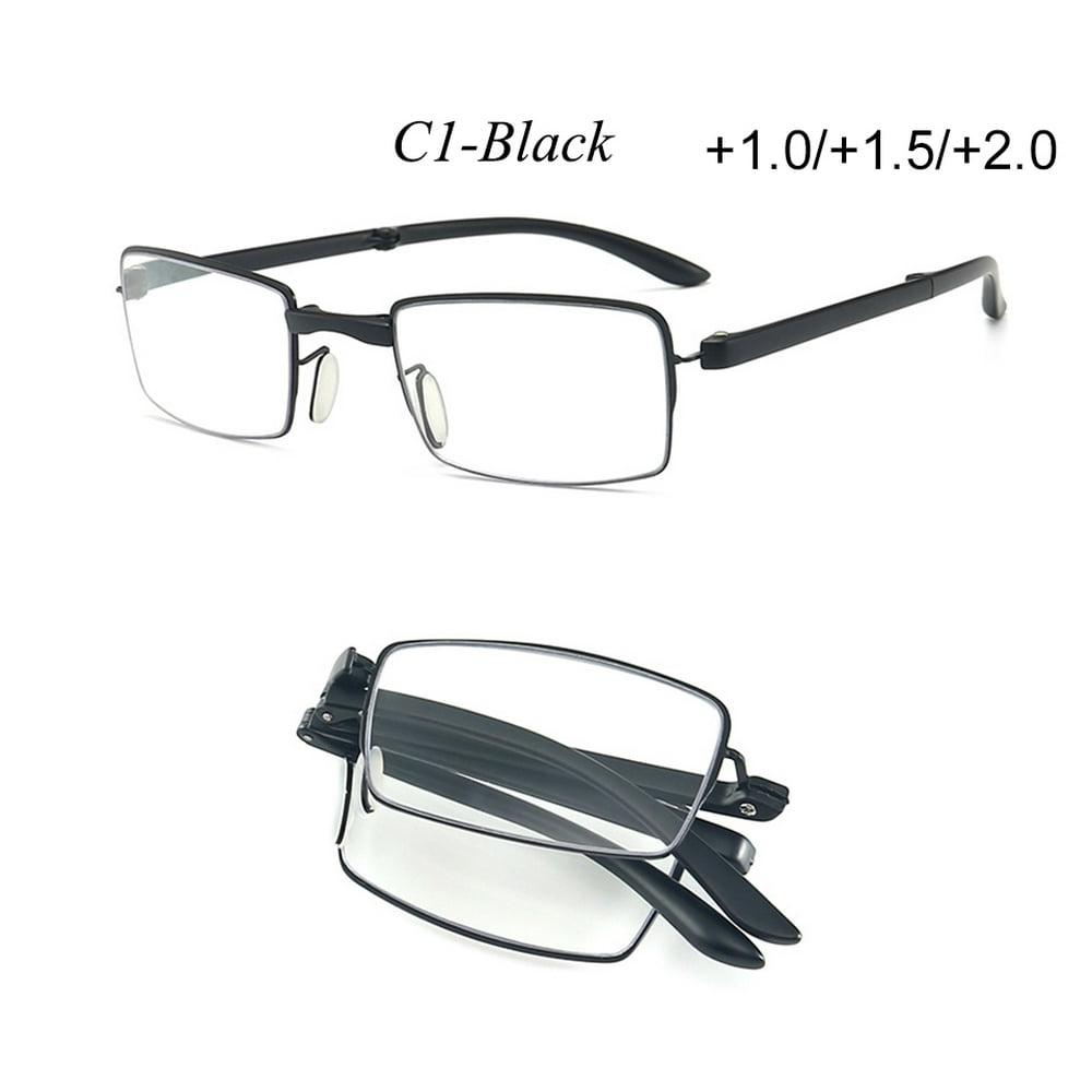 Folding Reading Glasses Compact Portable comfortable Blue Light