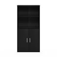 thumbnail image 4 of Librería de almacenamiento Furinno Pasir de 4 niveles, roble negro, 4 of 9