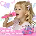 thumbnail image 2 of JUGAAD LIFE Microphone Toys for Kids Girls, Portable Karaoke Machine Microphone for Singing, Birthday Gifts for 3 4 5 6 7 Year Old Boys Girls Toddler, 2 of 6