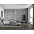 thumbnail image 2 of Dundee Deco Peel and Stick Wall Panels, Charcoal, Sample 6 in X 6 in, 2 of 6