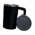 thumbnail image 3 of Taza de café eléctrica con agitación automática y pantalla de temperatura Negro, 3 of 8