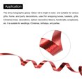 thumbnail image 3 of Uxcell Curling Ribbon Crimped Balloon String Metallic 2 Roll for Party Decoration Gift Wrapping Art Crafts Red, 3 of 5