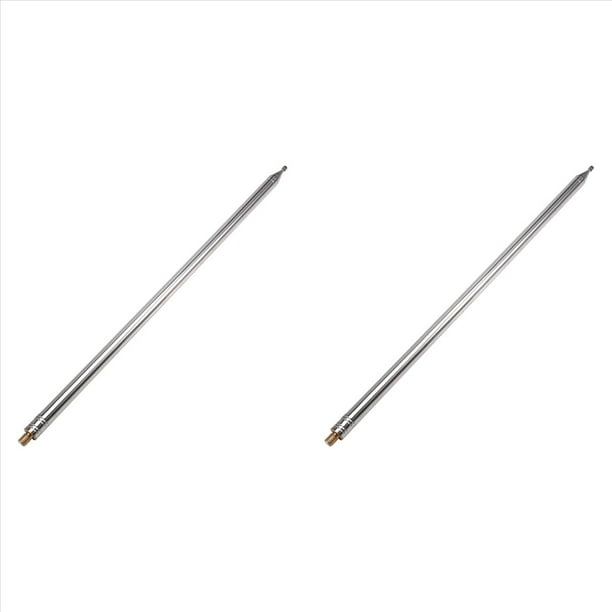 2X Antena de Varilla de Tracción de Látigo de 5,6 M para Radio HF Antena V Positiva Antena GP Antena Telescópica Antena de Corta M10 DIY