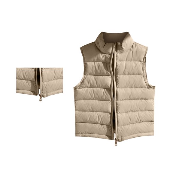 Toddler Puffer Vest Lightweight Sleeveless Girls' Outerwear Jackets & Coats Boys' Outerwear Vests Clothes for Girls 2-3 Years