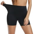 thumbnail image 3 of Vaslanda Women's 2 Pack Seamless Smoothing Slip Short for Under Dresses, 3 of 7
