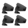 thumbnail image 3 of 18 Uds ganchos triangulares para colgar armario colgador de ropa extensor de conexión para ahorrar espacio negro, 3 of 14
