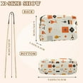 thumbnail image 4 of FORMRS Women Crossbody Purse with Chain Strap Vegan Leather Shoulder Handbag, Minimalist Geometric Pattern, 4 of 7