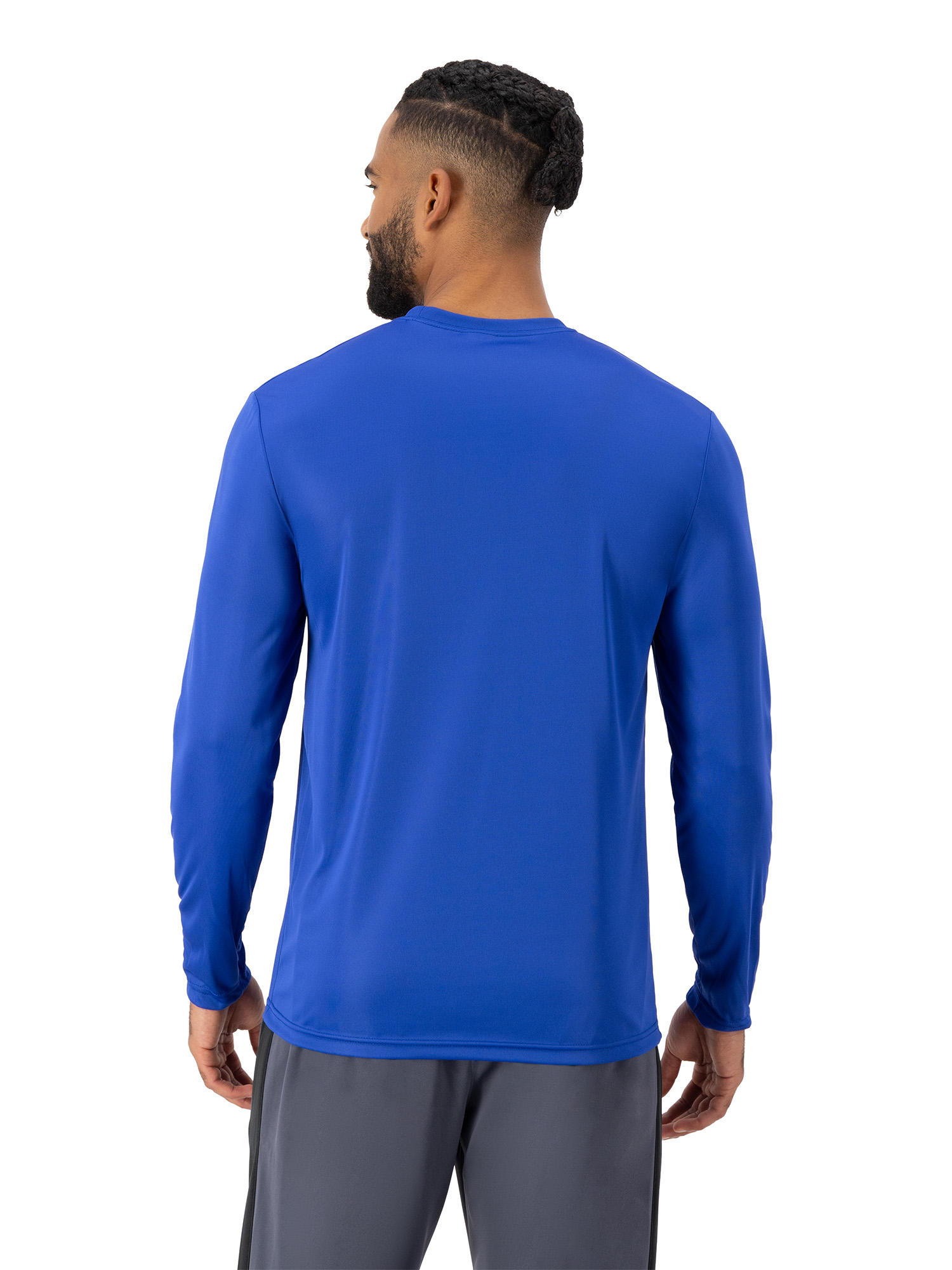 Hanes Men's and Big Men's Cool Dri Performance Long Sleeve T-Shirt (40+ UPF), Up to Size 3XL - image 3 of 8