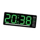 thumbnail image 4 of Reloj digital de regalo con fecha, día de la semana, fácil de leer, con 2 alarmas, reloj de pared Número verde, 4 of 9