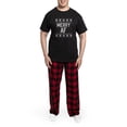 thumbnail image 5 of CafePress - Merry AF Men's Dark Pajamas - Men's Dark Loose Fit Cotton Pajama Set, 5 of 7