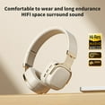 thumbnail image 4 of Wireless Headsets with Microphone - 55+ Playtime PC Bluetooth Headset and Multipoint Connect to Laptop Computer and Mobile - Wired or Wireless (Bluetooth or USB Dongle) Headphones, 4 of 9