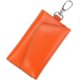 thumbnail image 1 of Funda de Cuero KAIYANG para llave de coche con 6 ganchos y Cierre a presión color naranja, 1 of 5