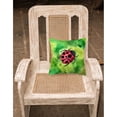thumbnail image 2 of Carolines Treasures BB5770PW1818 Irish Lady Bug Fabric Decorative Pillow 18HX18W multicolor, 2 of 2