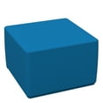 thumbnail image 1 of SoftZone® 18in Cube Ottoman Junior - French Blue, 1 of 2