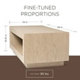 thumbnail image 6 of Maven Lane Artemis Contemporary Wooden Coffee Table in Refined White Finish, 6 of 7