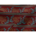 thumbnail image 4 of oneOone Viscose Jersey Fabric Stripe|Leaves & Hen Block Printed Craft Fabric BTY 60 Inch Wide, 4 of 4