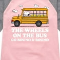 thumbnail image 3 of Peanuts - Wheels On The Bus - Toddler And Youth Girls Raglan Graphic T-Shirt, 3 of 6