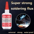 thumbnail image 3 of 20 Count 50ml High Strength Oily Welding Adhesive Glue, Universal Soldering Flux Super Bond Glue, Waterproof Multipurpose Craft Repair Glue Set, 3 of 8