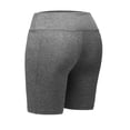 thumbnail image 2 of Women's Fitness Yoga Shorts Running Quick-dry Stretch Pants with Pocket, 2 of 2
