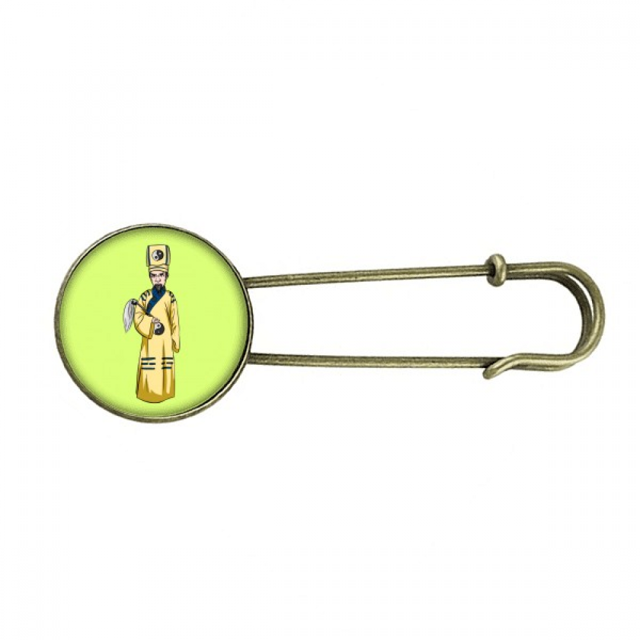 Mitología taoísta EsES Broche De Broche De Metal Antiguo Unbranded M