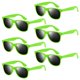 thumbnail image 1 of Paquete de 12 Anteojos de Sol Retro Verde Neón para Fiesta - Adultos, 1 of 7